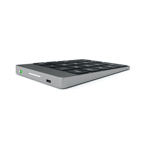 Satechi Aluminum Slim Rechargeable Wireless Bluetooth Keypad, Silver