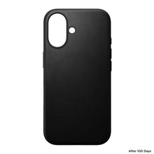 Laden Sie das Bild in den Galerie-Viewer, product_closeup|NOMAD Schutzhülle für das Apple iPhone 16 in Schwarz, Echtleder
