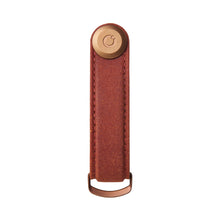 Load image into Gallery viewer, product_closeup|Orbitkey Key Organiser Waxed Canvas, Brick Red
