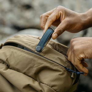 Orbitkey Key Organiser Waxed Canvas, Navy Blue