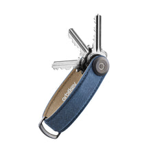 Laden Sie das Bild in den Galerie-Viewer, product_closeup|Orbitkey Key Organiser Waxed Canvas, Navy Blue
