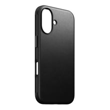 Load image into Gallery viewer, product_closeup|NOMAD Schutzhülle für das Apple iPhone 16 in Schwarz, Echtleder
