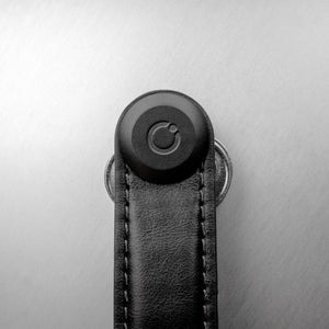 orbitkey Schlüsselhalter in Schwarz, Premium Leder