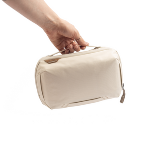 Peak Design Tech Pouch, Techniktasche für Kabel und Zubehör, Beige, 2 Liter