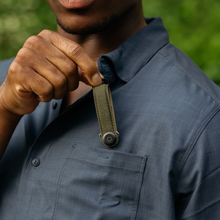 Load image into Gallery viewer, dark|Orbitkey Key Organiser Waxed Canvas, Khaki Green
