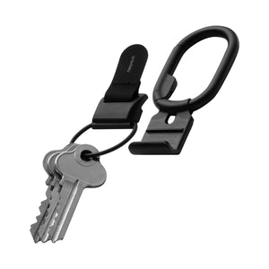 Orbitkey Schlüsselbund Clip v2, Schwarz, magnetischer Verschluss