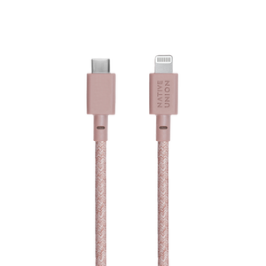 Native Union Lightning Kabel in der Farbe Rosa