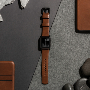 Rustic Brown Leather Watch Strap Nomad