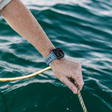 Load image into Gallery viewer, dark,theme_color-#6E8292|Apple Watch Strap in Marine Blue
